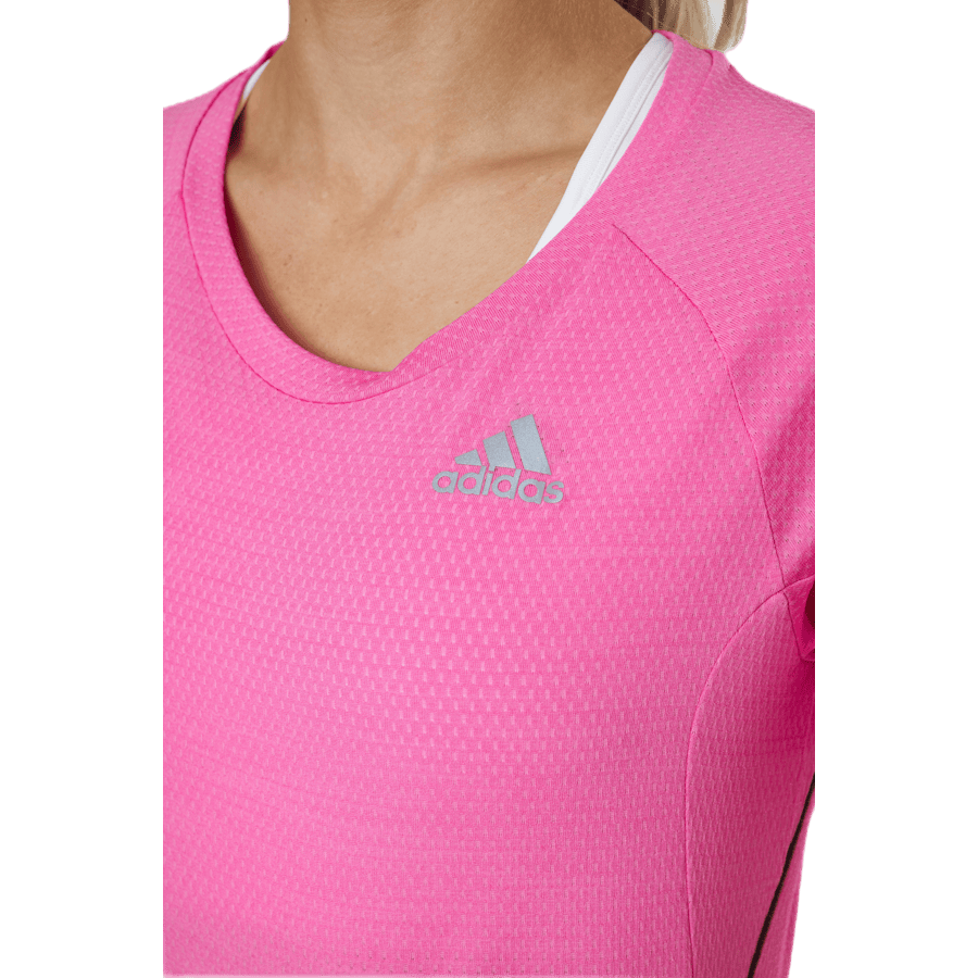 Adidas Runner Tee Women Screaming Pink - Bild 4
