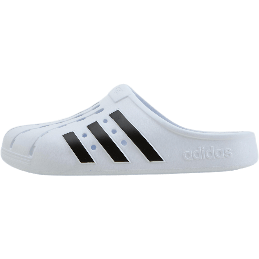 Adilette Clogs Cloud White / Core Black / Cloud White