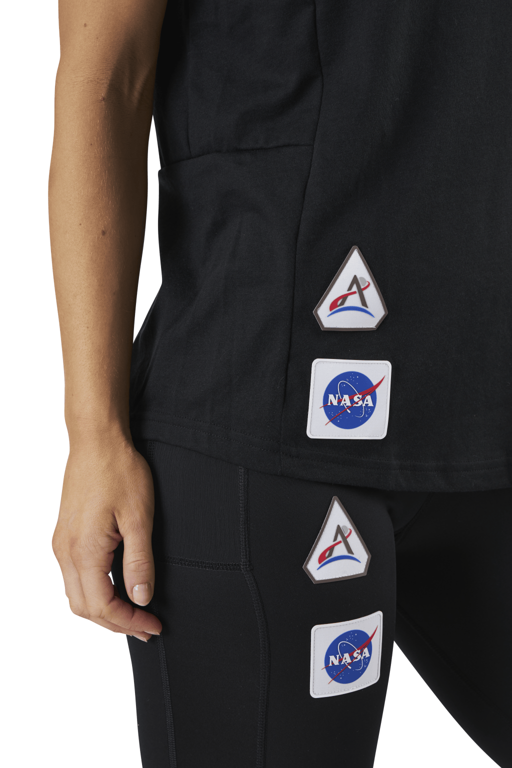 Run It Space Race Tee Soft W Black - Bild 4