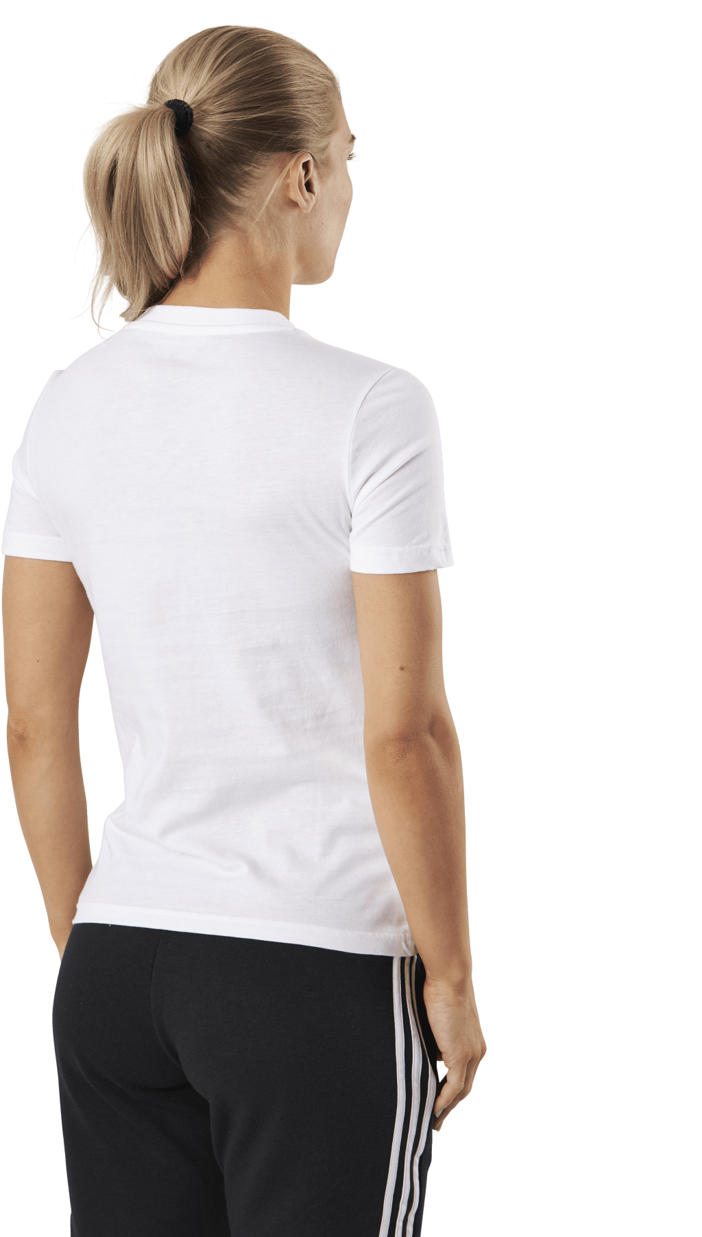 Essentials Slim Logo T-Shirt White / Black - Bild 3