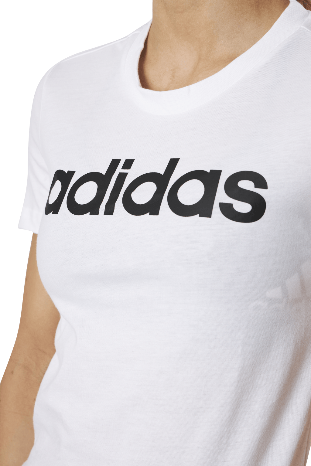 Essentials Slim Logo T-Shirt White / Black - Bild 4