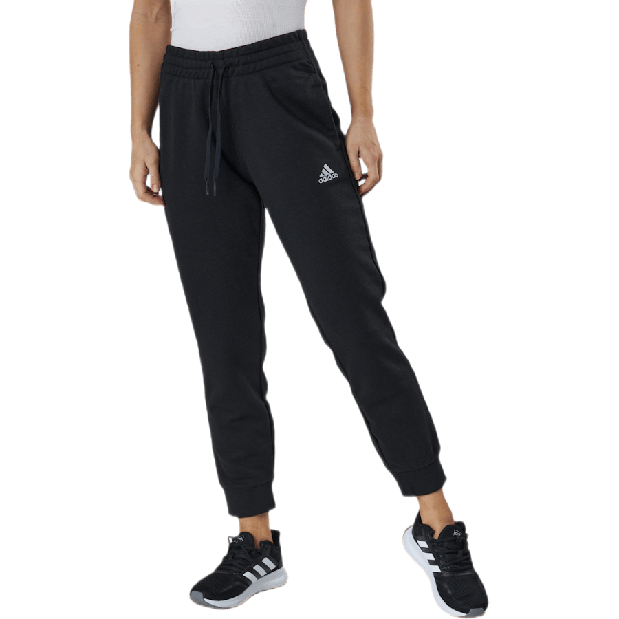 Essentials Regular Tapered Cuffed 7/8 Pant Black / White