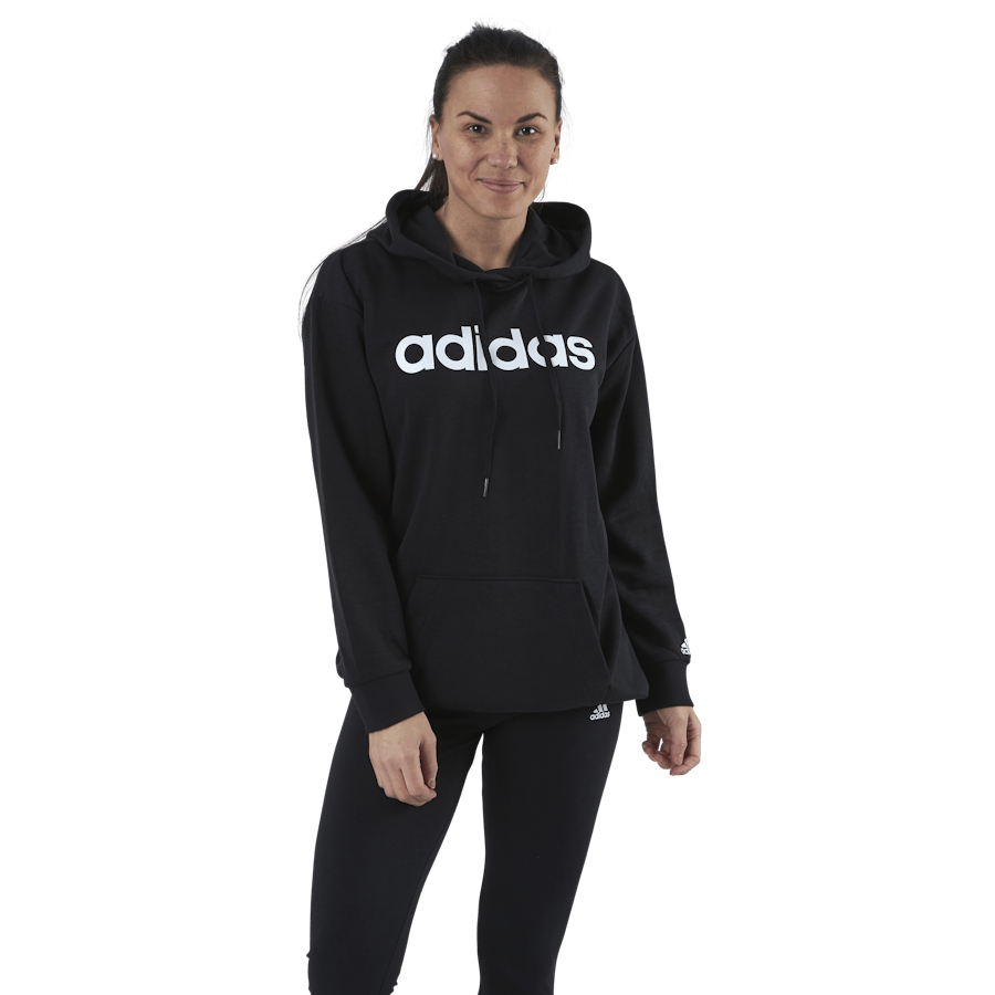 Essentials Oversized Hoodie Black / White