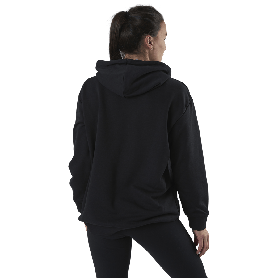 Essentials Oversized Hoodie Black / White - Bild 3