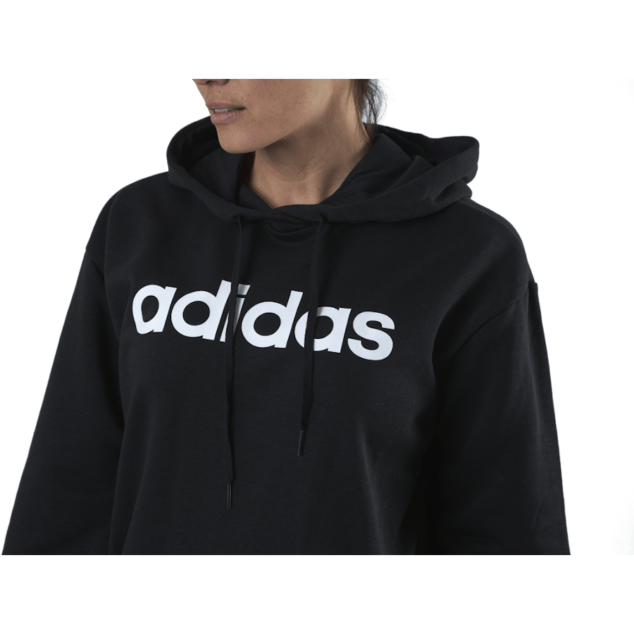 Essentials Oversized Hoodie Black / White - Bild 4