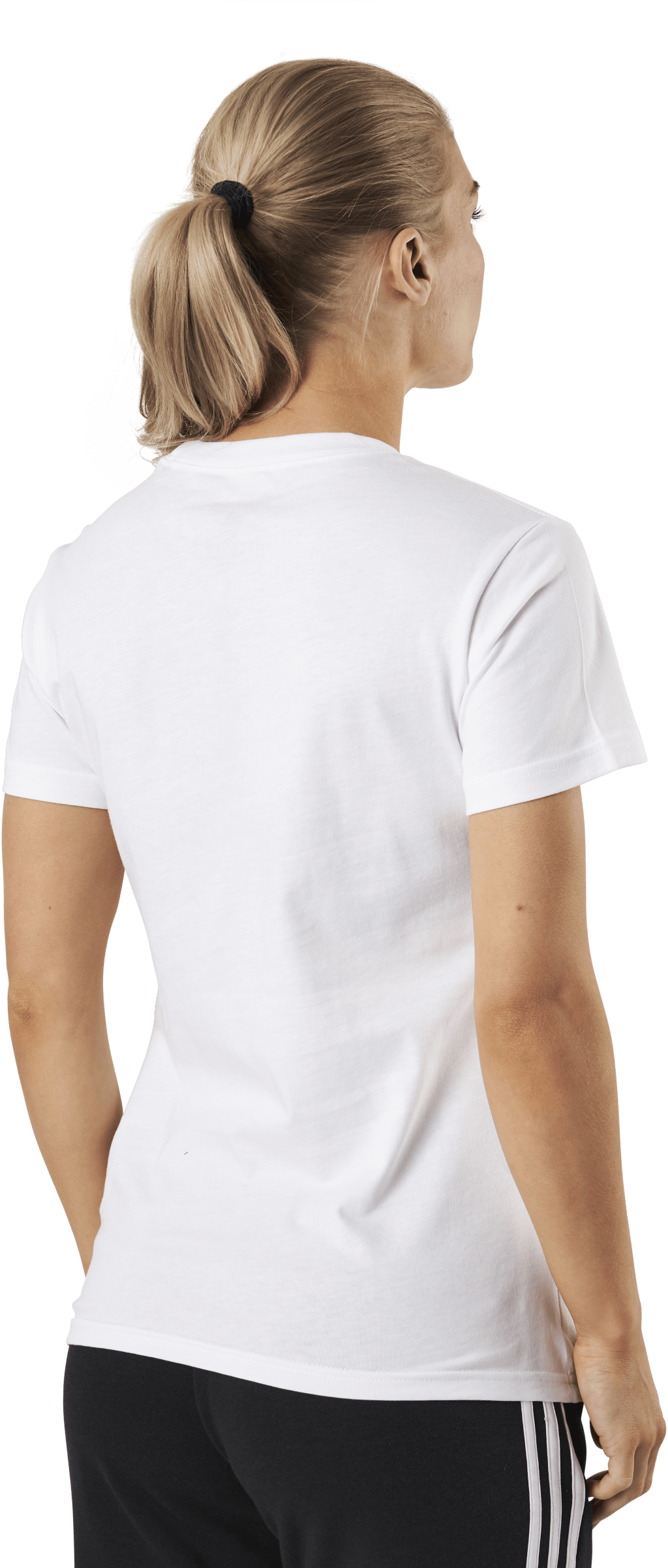 Essentials Regular T-Shirt White / Black - Bild 3