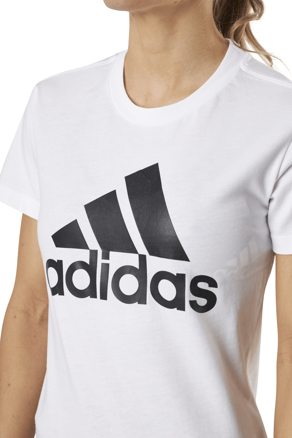 Essentials Regular T-Shirt White / Black - Bild 4