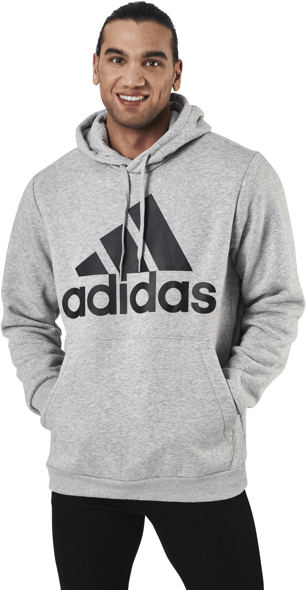 Essentials Hoodie Medium Grey Heather / Black