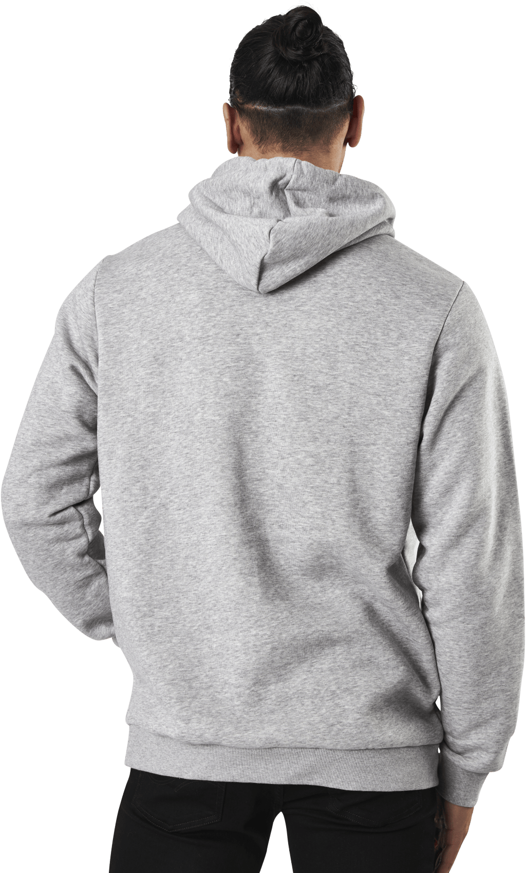 Essentials Hoodie Medium Grey Heather / Black - Bild 3