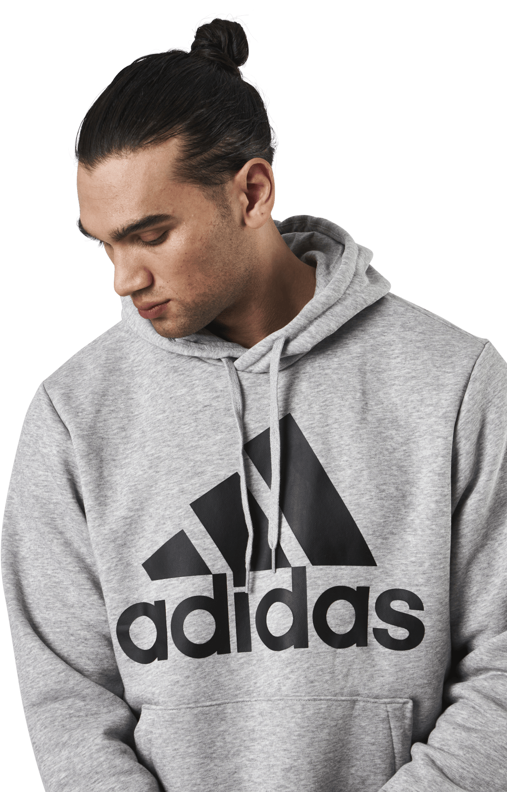 Essentials Hoodie Medium Grey Heather / Black - Bild 4