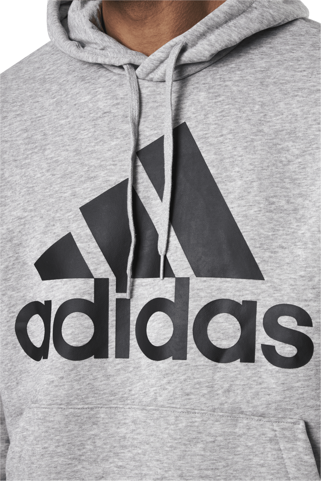 Essentials Hoodie Medium Grey Heather / Black - Bild 5