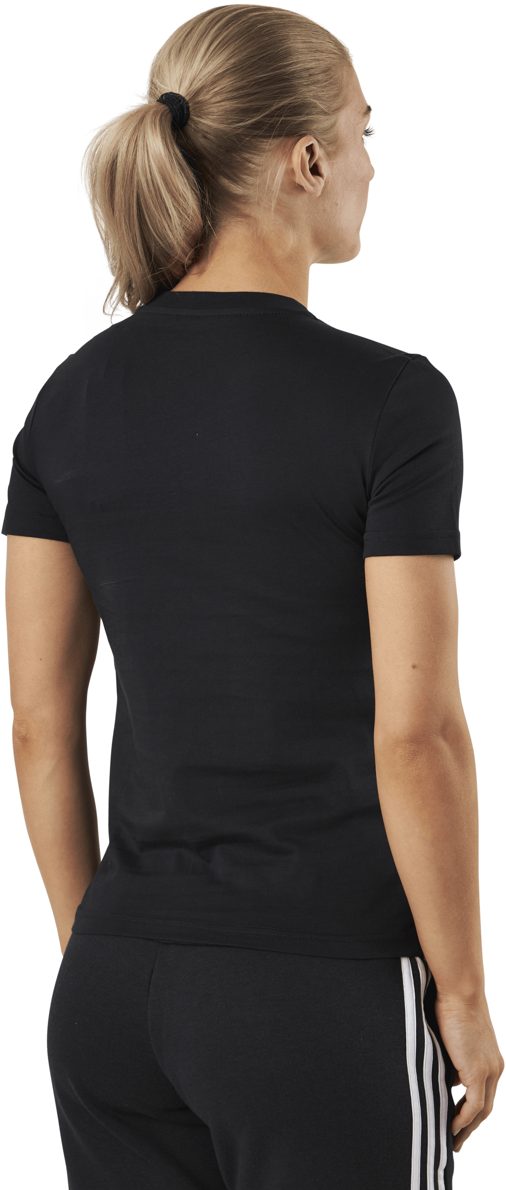 Essentials Slim Logo T-Shirt Black / White - Bild 3