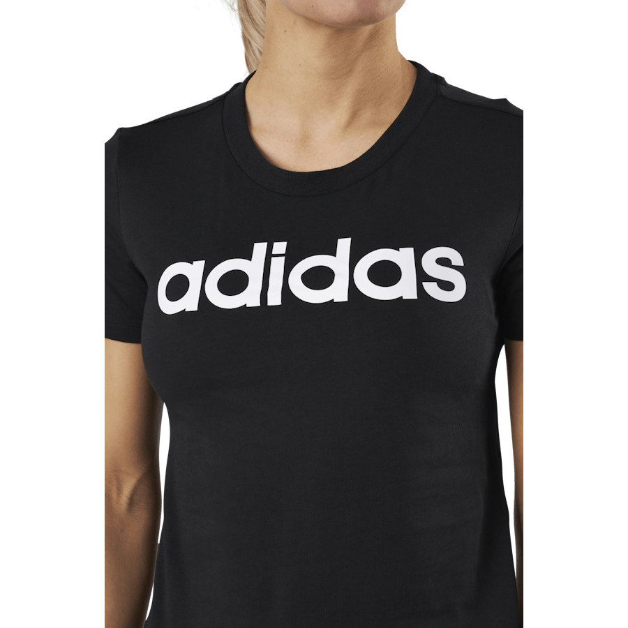 Essentials Slim Logo T-Shirt Black / White - Bild 4