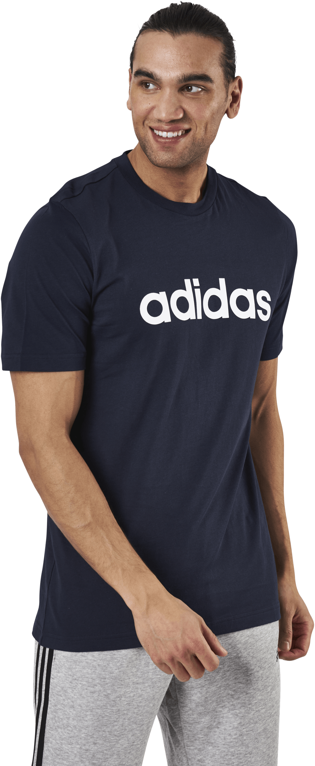 Essentials T-Shirt Legend Ink, Male, Apparels, T-shirt, Black, S