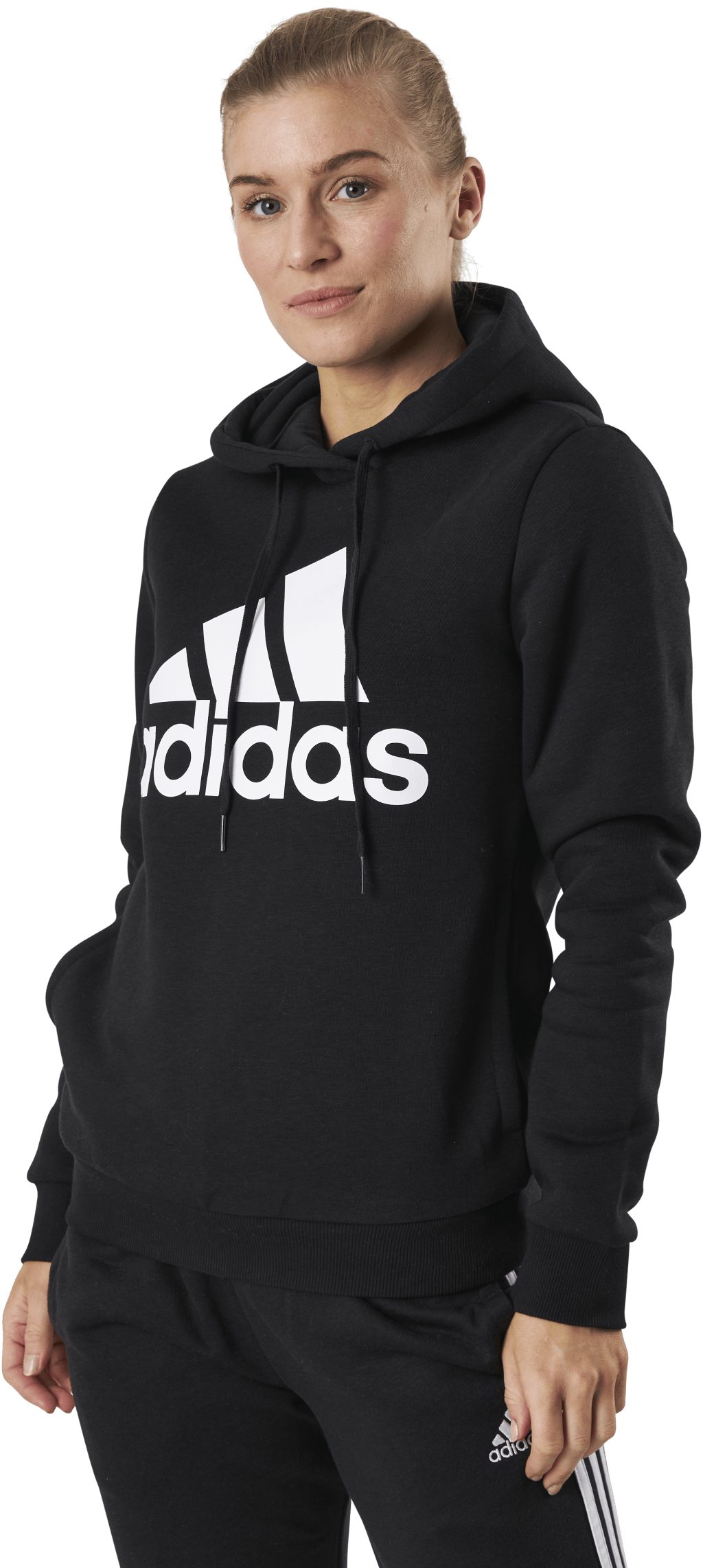 Essentials Hoodie Black / White - Bild 2