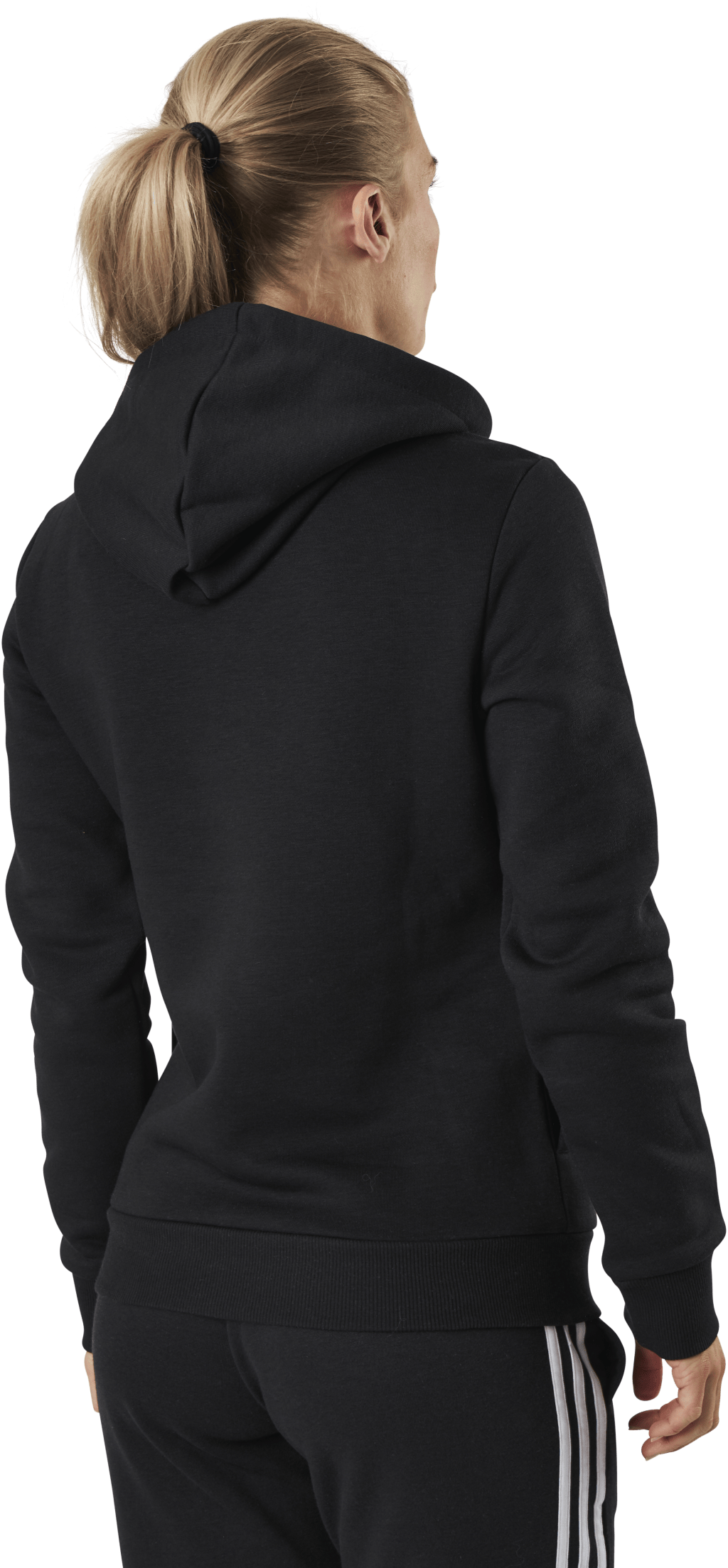 Essentials Hoodie Black / White - Bild 3