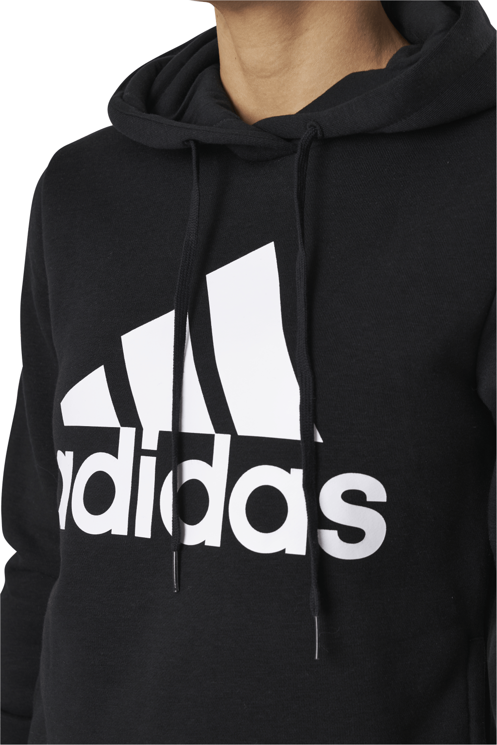 Essentials Hoodie Black / White - Bild 4