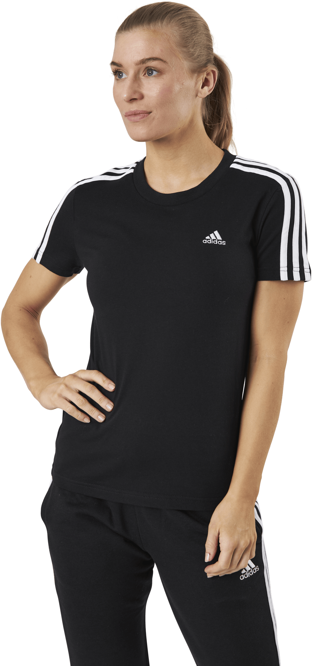 Essentials Slim T-Shirt Black / White