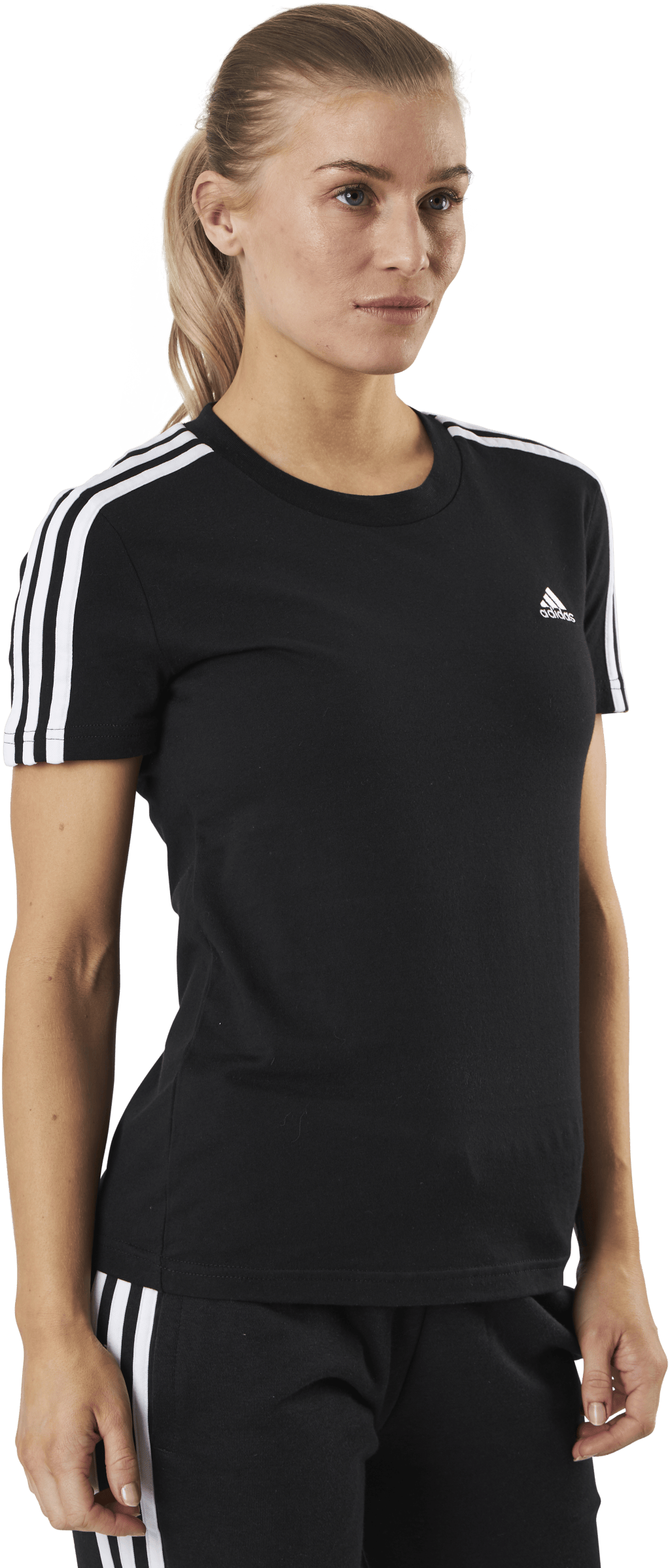 Essentials Slim T-Shirt Black / White - Bild 4