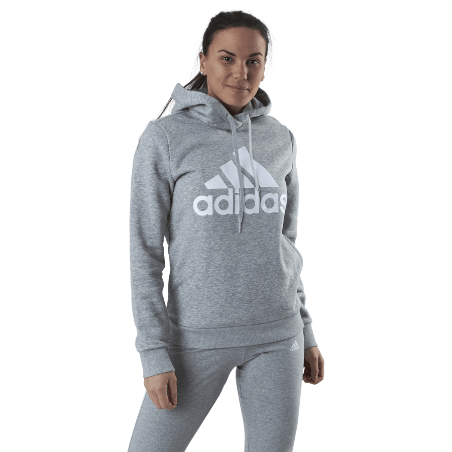 Essentials Hoodie Medium Grey Heather / White