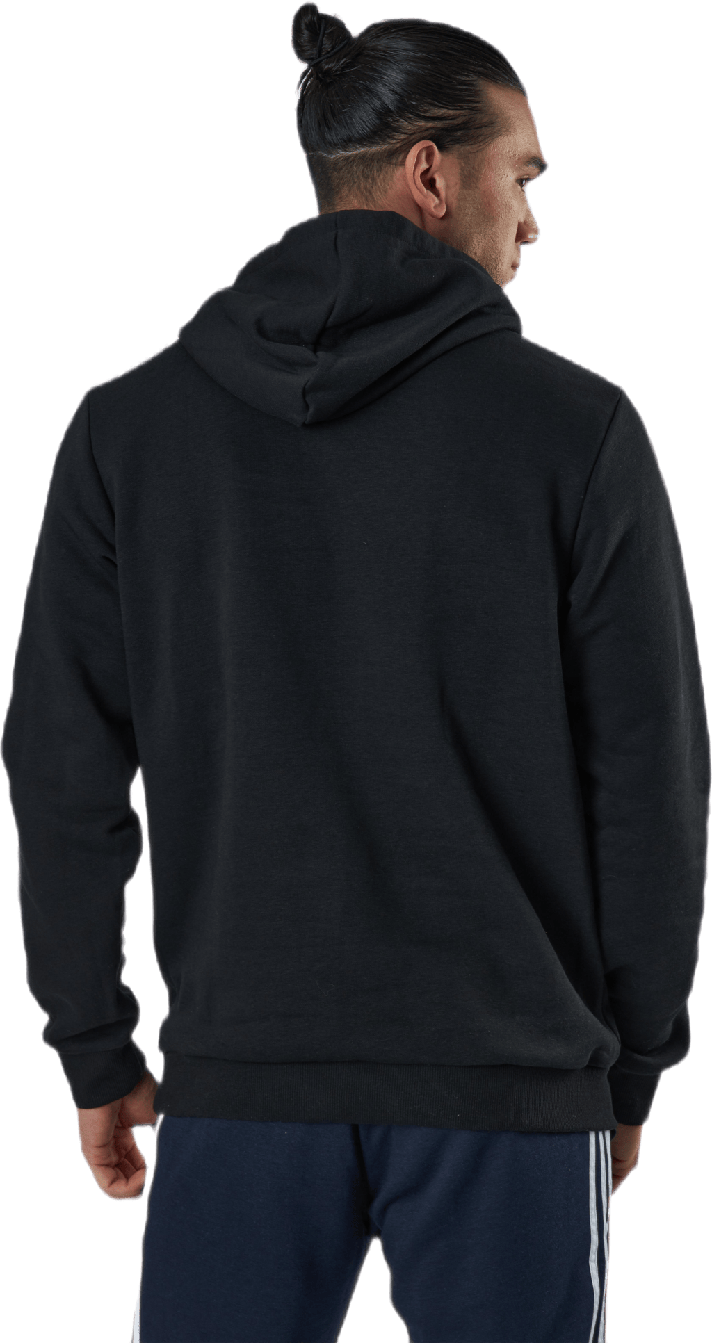 Essentials Hoodie Black / White - Bild 3