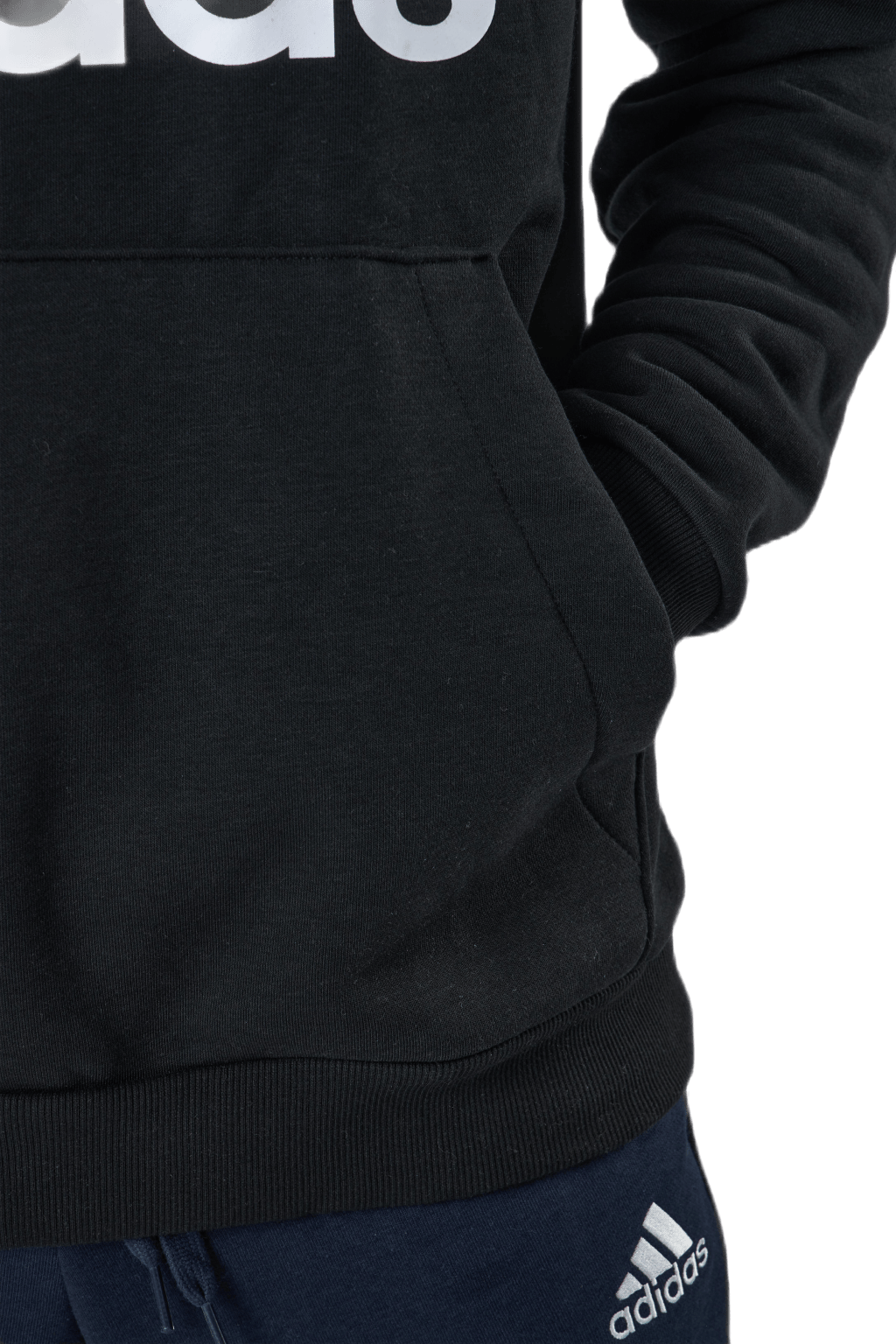 Essentials Hoodie Black / White - Bild 4