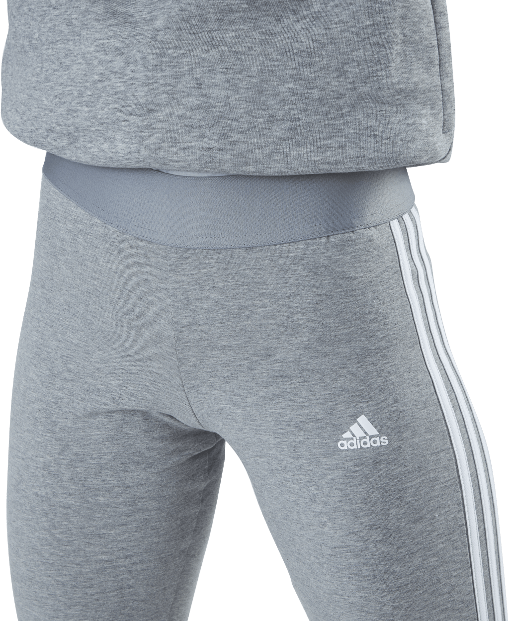 Essentials Legging Medium Grey Heather / White - Bild 4