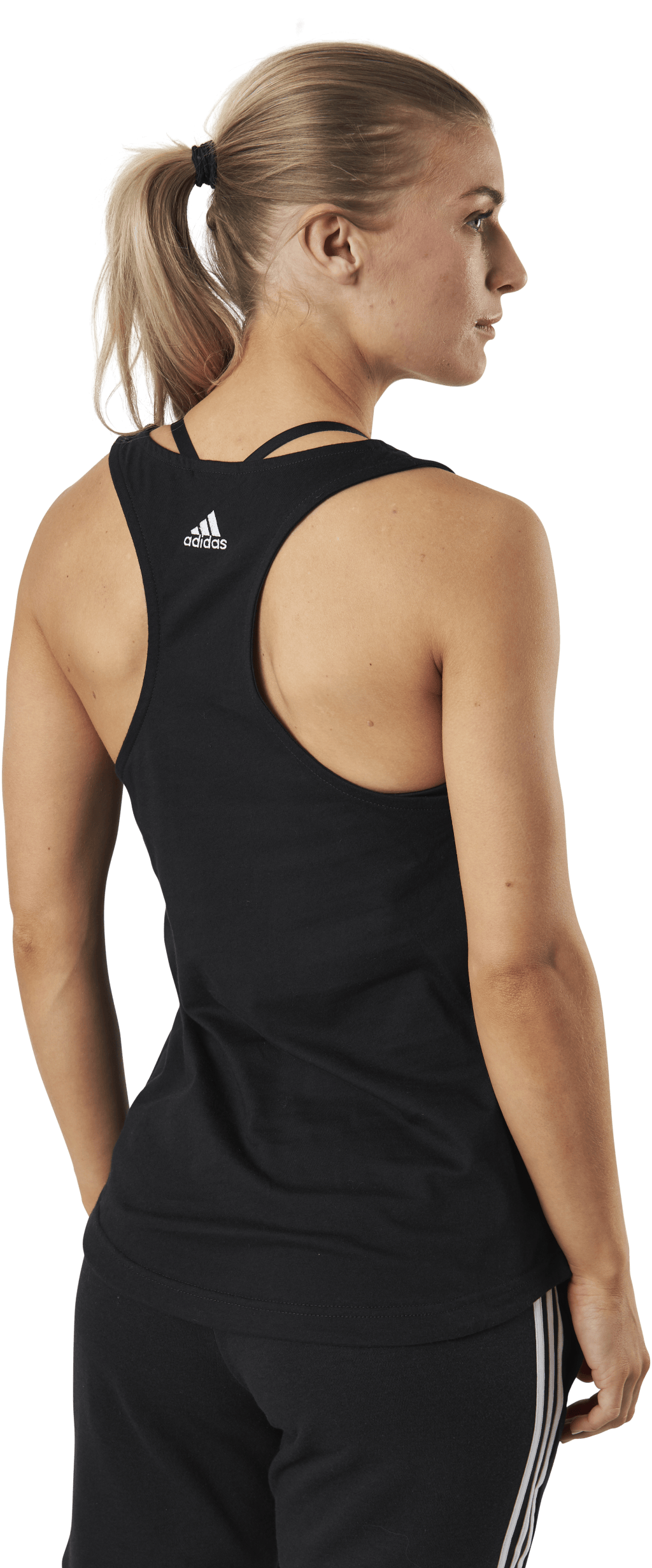 Essentials Loose Logo Tank Top Black / White - Bild 3