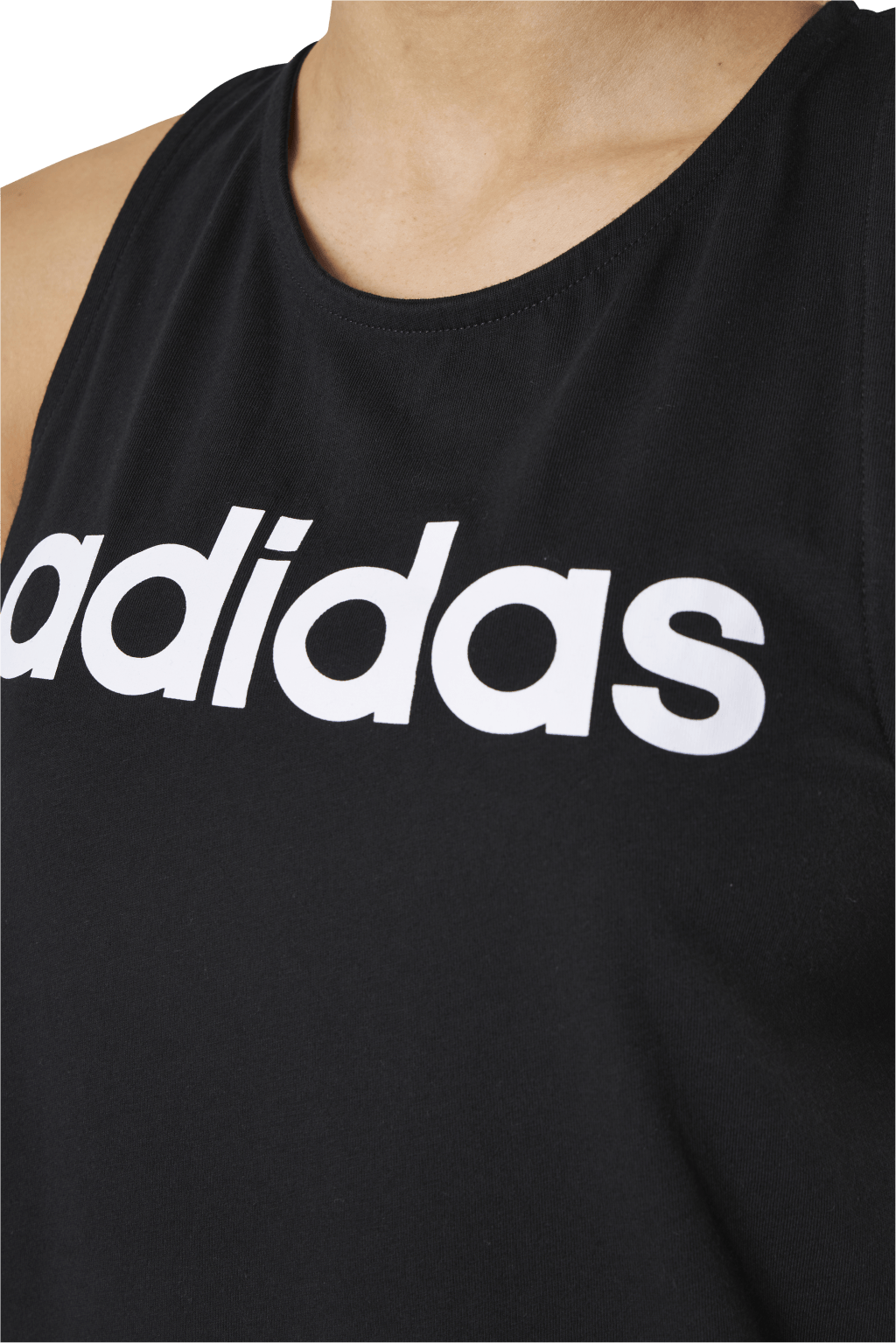 Essentials Loose Logo Tank Top Black / White - Bild 4