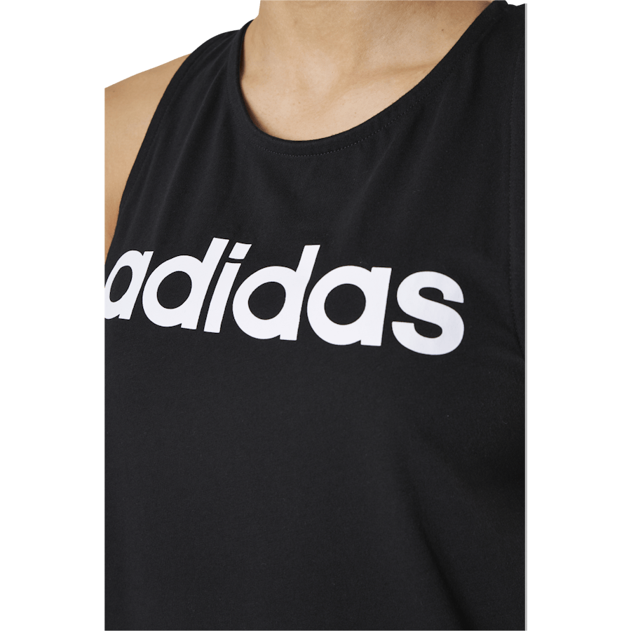 Essentials Loose Logo Tank Top Black / White - Bild 4