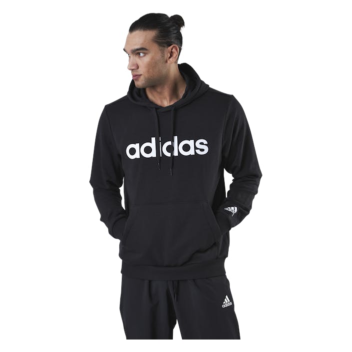 Essentials Hoodie Black / White, Male, Apparels, Shirts, Black, M