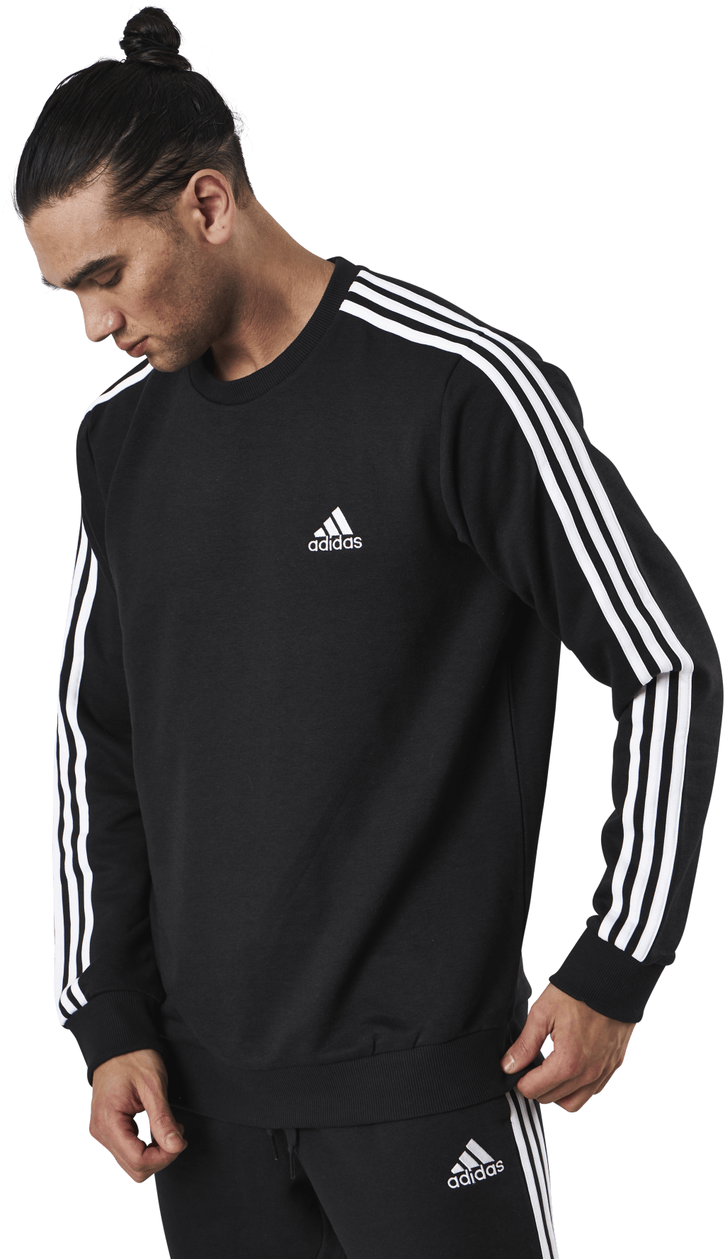 Essentials Sweatshirt Black / White