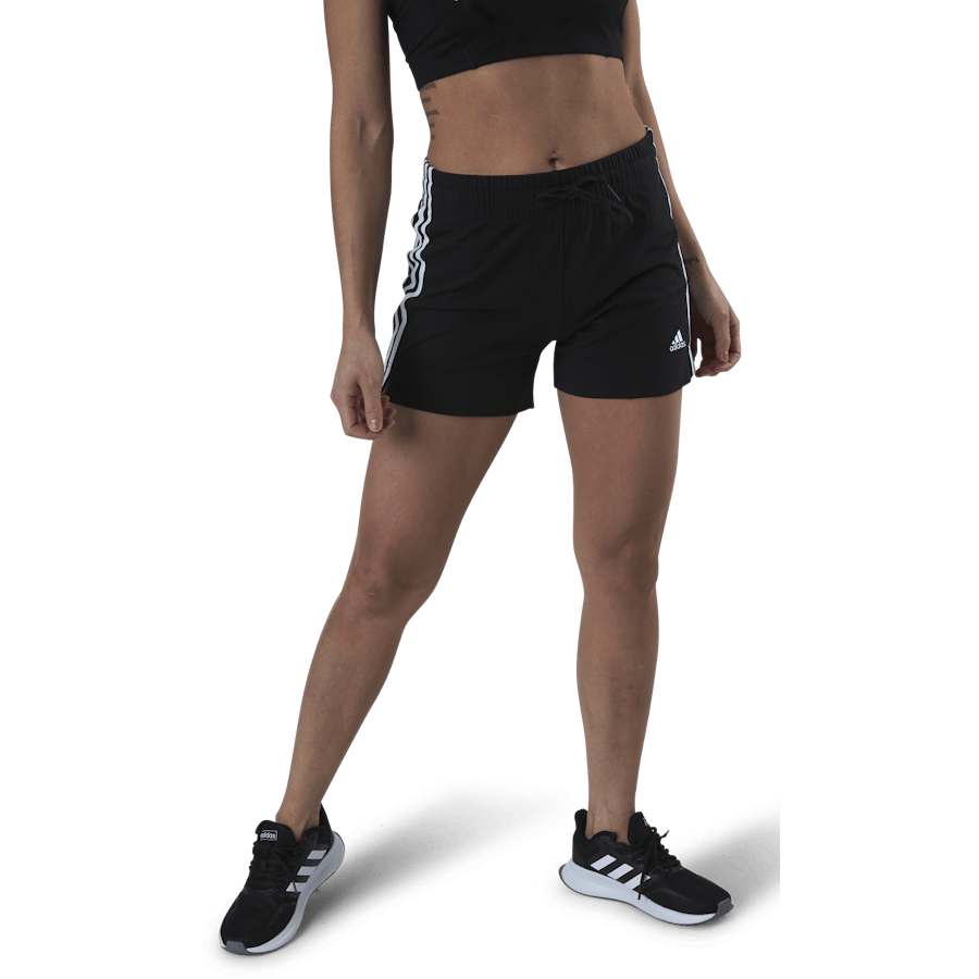 Essentials Slim Shorts Black / White