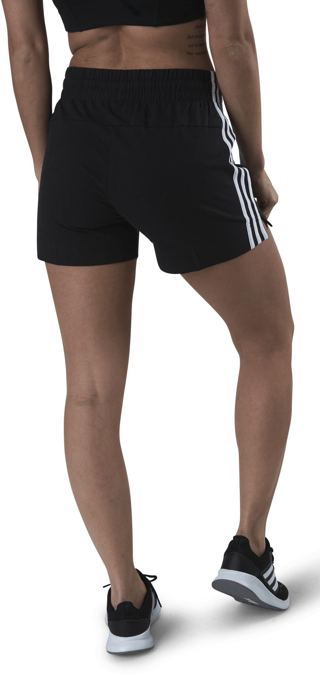 Essentials Slim Shorts Black / White - Bild 3