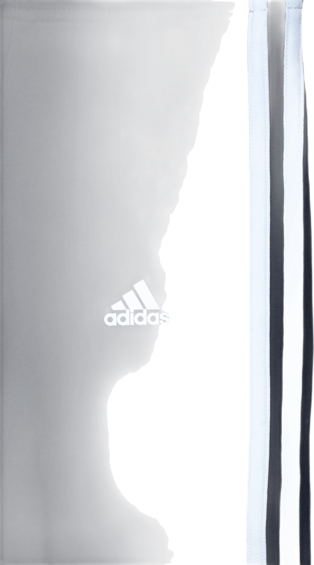 Essentials 3-Stripes Bike Shorts Black / White - Bild 6