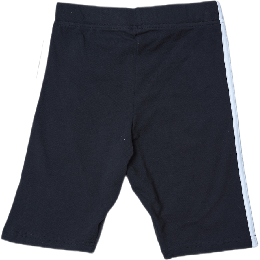 Essentials 3-Stripes Bike Shorts Black / White - Bild 7