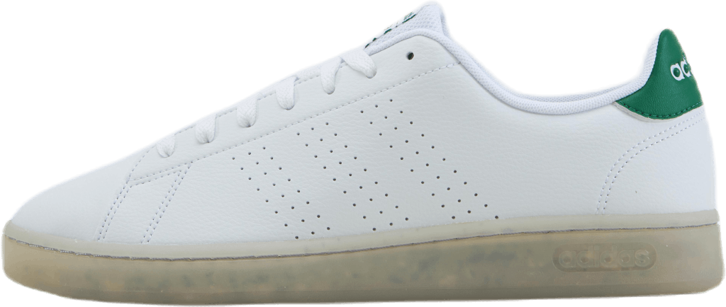 Advantage Eco Shoes Cloud White / Cloud White / Green, Male, Topánky, Tenisky, Tenisky, Biely, EU 44 2/3