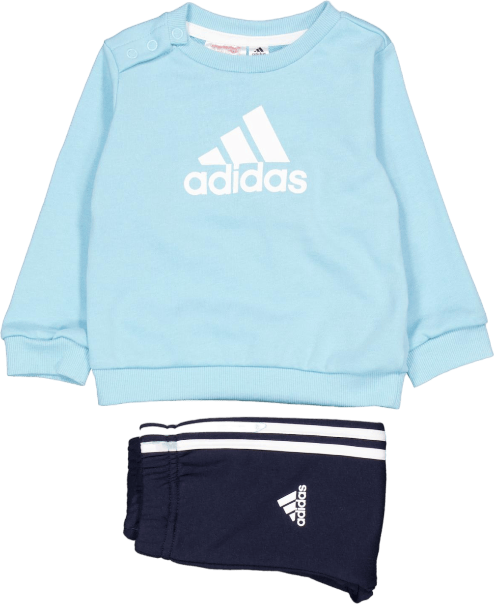 Infants Bos Logo Jogger Set French Terry Hazy Sky / White