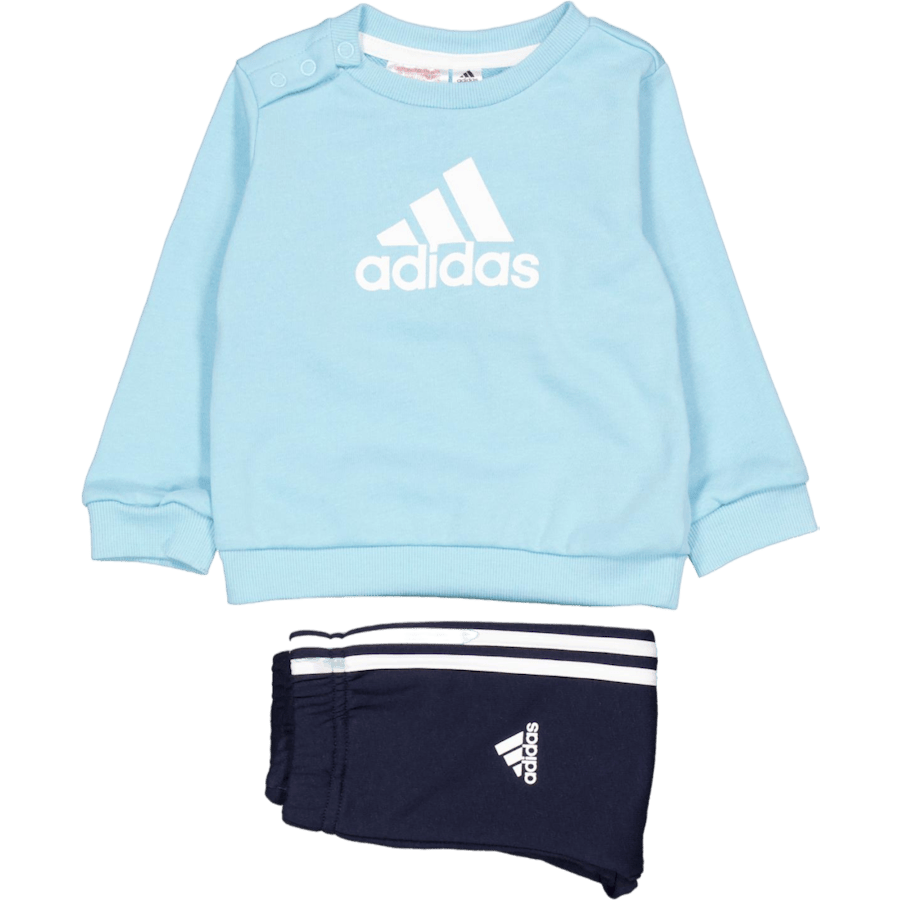 Infants Bos Logo Jogger Set French Terry Hazy Sky / White