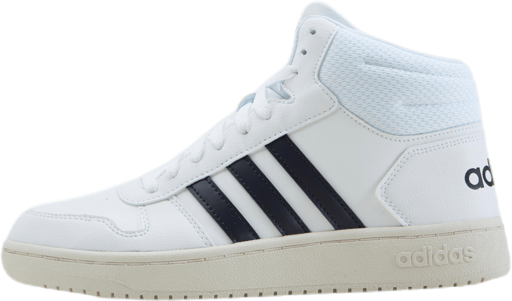 Hoops 2.0 Mid Shoes Cloud White / Legend Ink / Cloud White, Unisex, Schoenen, Sneakers, hoge sneakers, Wit, EU 32