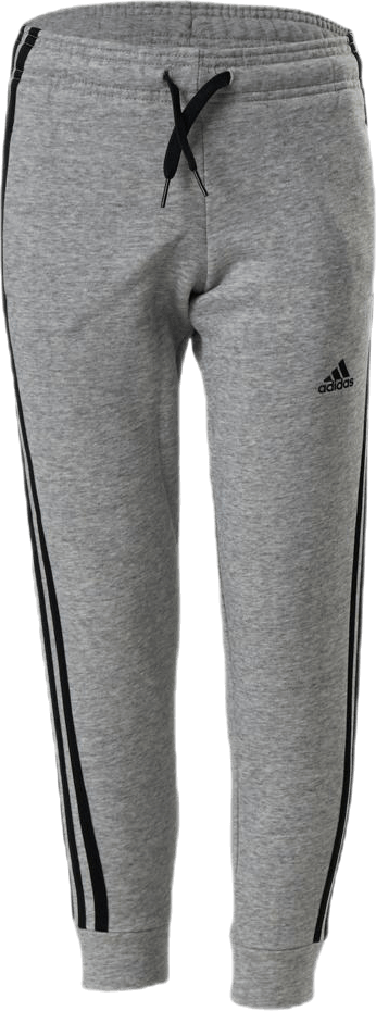 Adidas Boys Essentials 3 Stripes Pant Medium Grey Heather / Black, Unisex, Apparels, Pants, Grey, 176