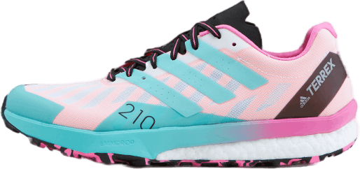 Terrex Speed Ultra Trail Running Shoes Cloud White / Acid Mint / Screaming Pink, Female, Sapatos, Tênis de corrida, Corrida, Multi cor, EU 40 2/3
