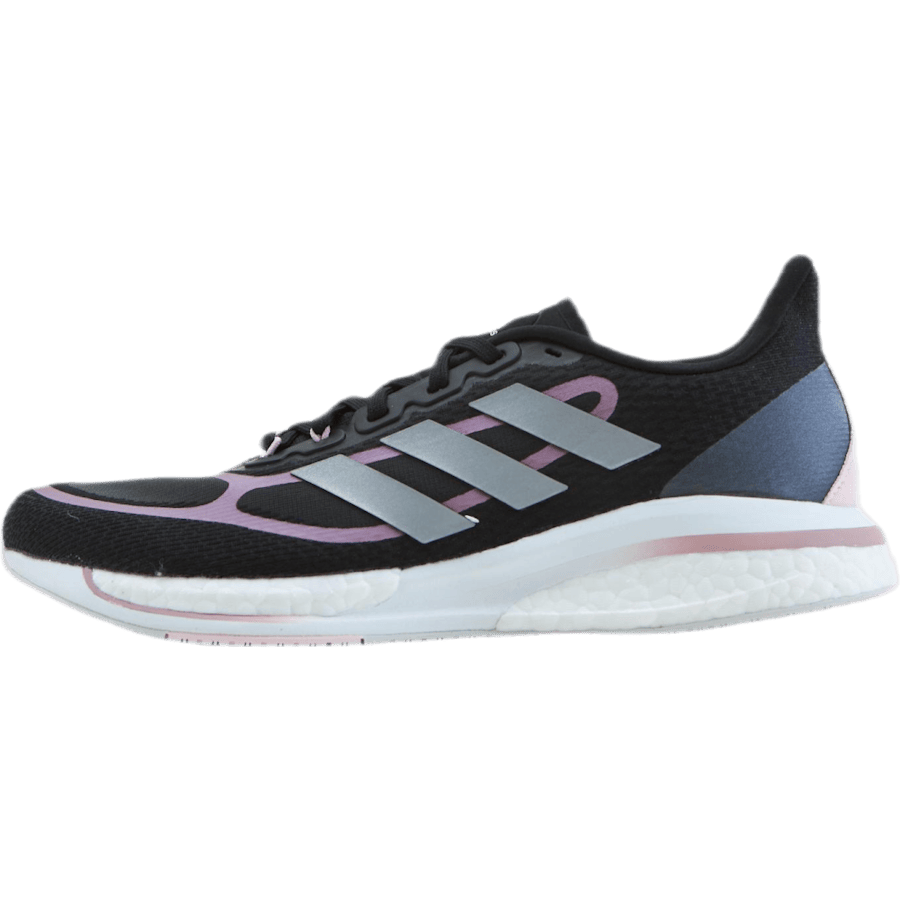 Supernova+ Shoes Core Black / Silver Metallic / Pink Met.