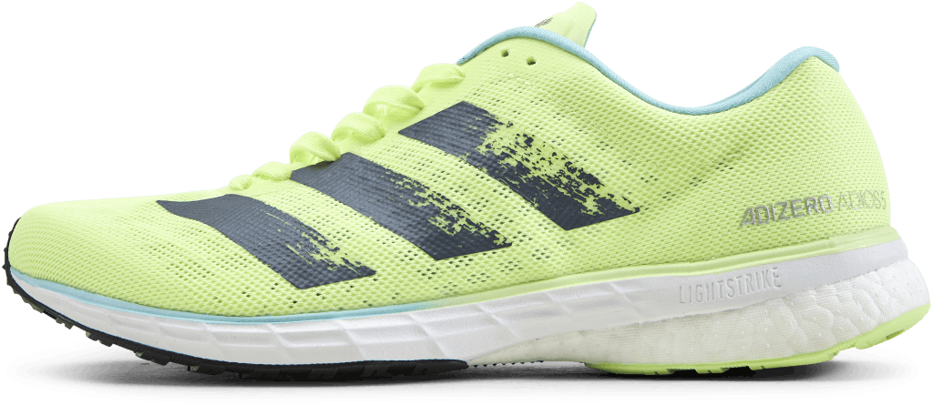 Adizero Adios 5 W Hi-Res Yellow / Crew Navy / Clear Aqua, Female, Topánky, Bežecké topánky, Beží, Žltá, EU 37 1/3