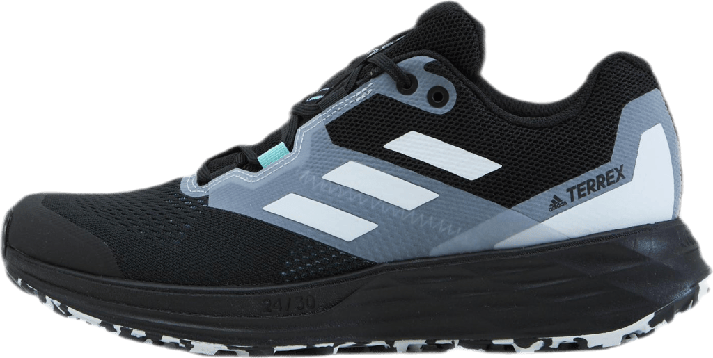 Terrex Two Flow Trail Running Shoes Core Black / Crystal White / Clear Mint