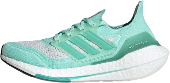 Ultraboost 21 Shoes Clear Mint / Acid Mint / Crystal White, Female, Sapatos, Tênis de corrida, sapatos esportivos, Corrida, Branco/Verde, EU 38 2/3