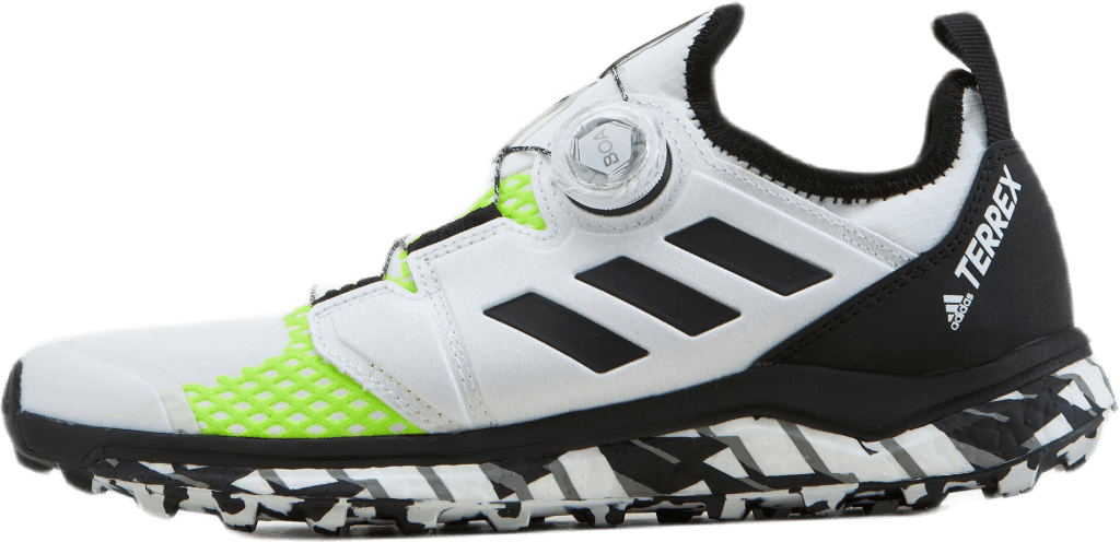 Terrex Agravic Boa W Cloud White / Core Black / Solar Yellow, Female, Topánky, Bežecké topánky, Beží, Viacfarebná, EU 38