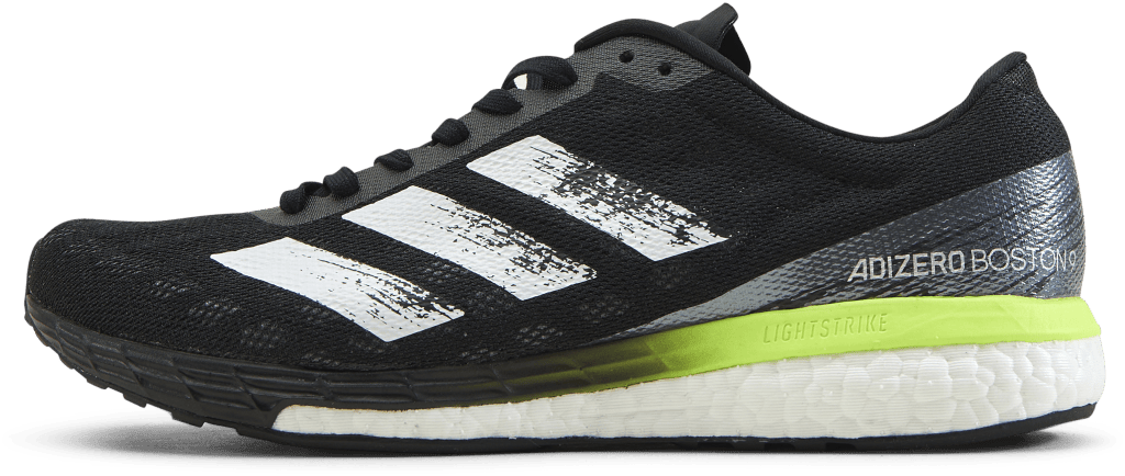 Adizero Boston 9 M Core Black / Cloud White / Solar Yellow, Male, Skor, Löparskor, Löpning, Vit/Svart, EU 45 1/3