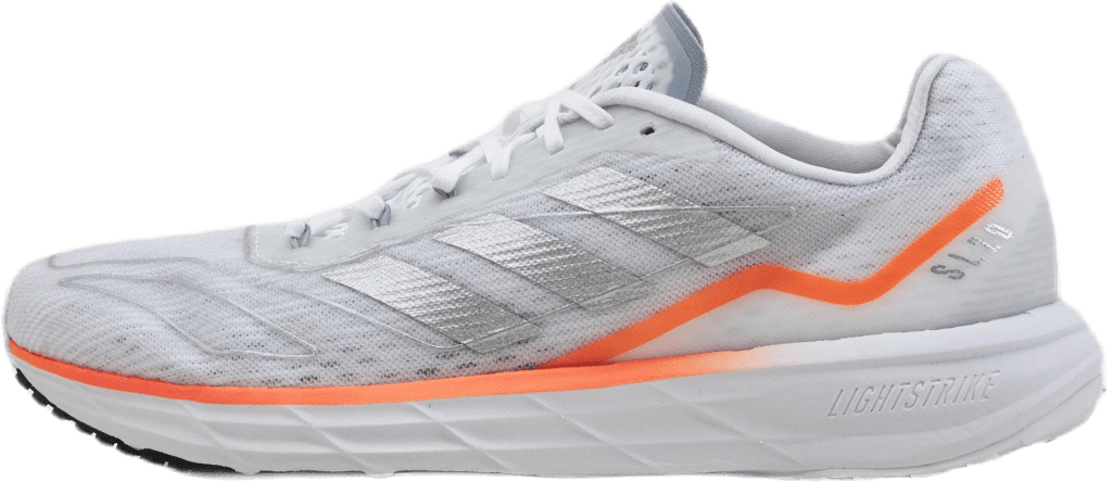SL20 SUMMER.RDY Shoes Cloud White / Silver Metallic / Screaming Orange, Male, Shoes, Running shoes, sport shoes, Running, White, UK 7,5