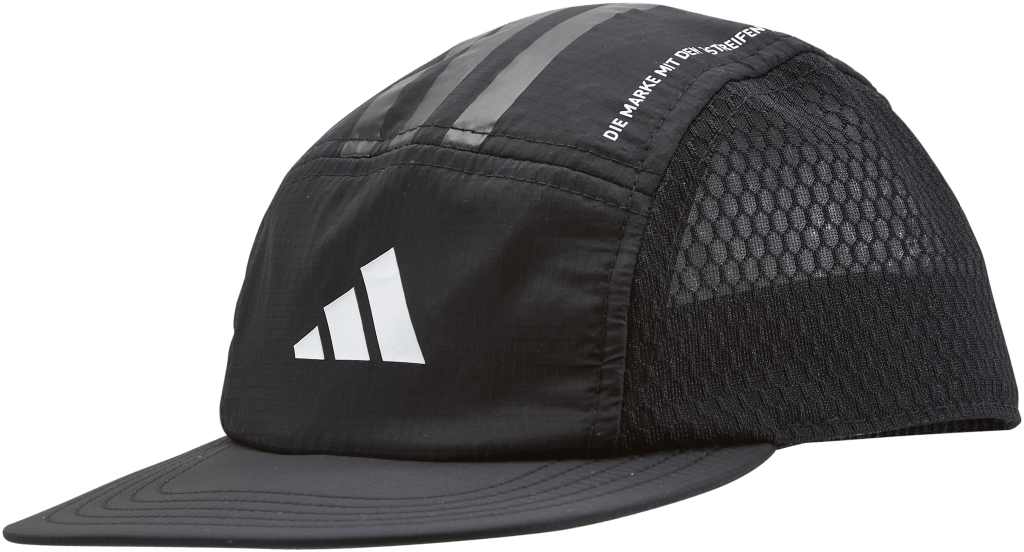 5Panel Power Cap Black / Black / White, Unisex, Apparels, hats & caps, Running, Black, 60